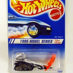 Hot Wheels Big Chill #352 1995 Model Series #12 of 12 White Die-Cast Car 1994